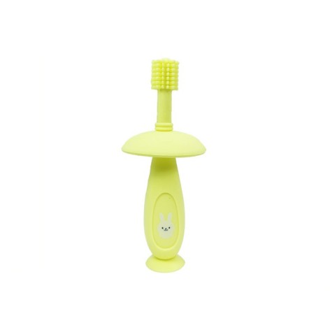 Силиконовая зубная щетка Mumlove MGZ-0716(Yellow) с ограничителем