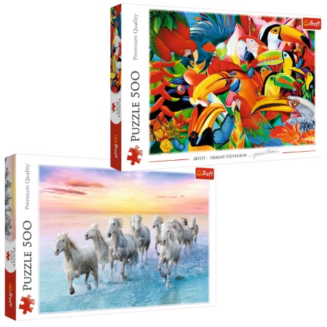 Пазлы - (500 + 500 Элм.) - 