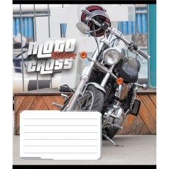 Зошит загальний "Мото" 048-600216L-2 в лінію, 48 аркушів 