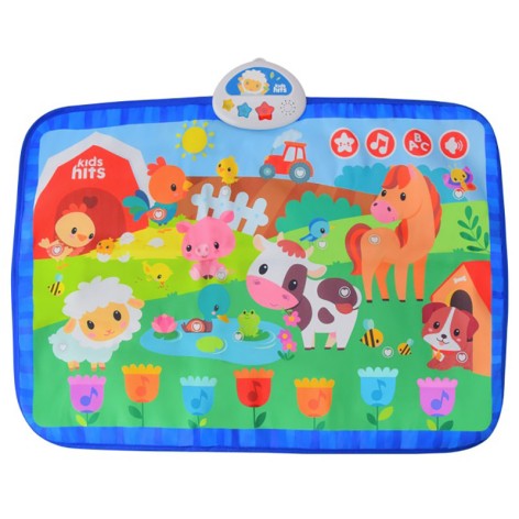 Детский музыкальный коврик "Ферма" KH04-002 звуки и названия животных