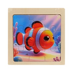 Детский деревянный пазл-вкладыш 