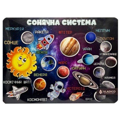 Дерев'яний пазл-вкладиш 