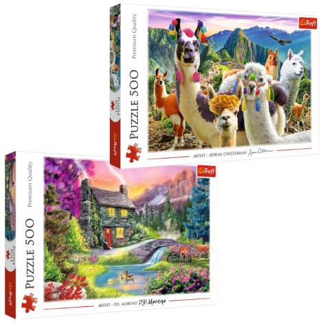 Пазлы - (500 + 500 Элм.) - 