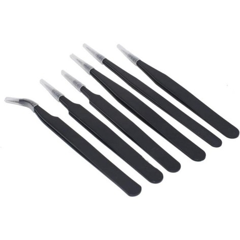 Набір антистатичних пінцетів ESD10  в наборі 6 штук