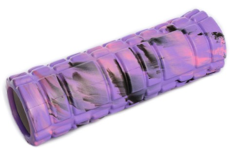 Масажер рулон для йоги MS 2126 матеріал EVA  Фіолетовий