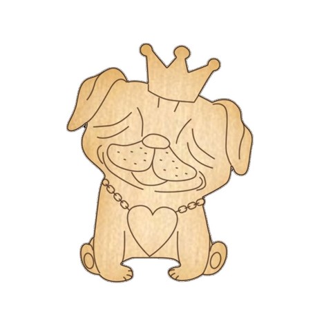 Заготовка брошки для розфарбовування 