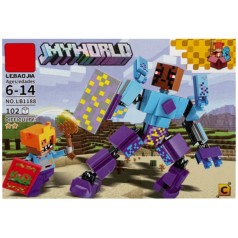 Дитячий конструктор "Minecraft" LB1188-C 102 деталі