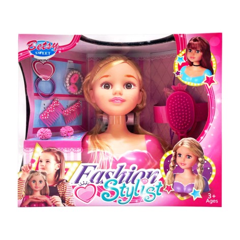 Кукла-манекен для причесок 2813D светлый цвет, аксессуары для прически