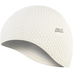 Шапка для плавання "Bombastic" Aqua Speed ​​104-5 білий, OSFM