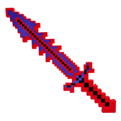 УЦЕНКА!!! Детская игрушка Меч Майнкрафт Bambi C49803(Red)-UC со светом и звуком