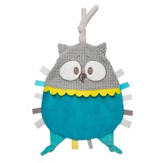 М'яка іграшка "Сова" Pastel Friends Canpol babies 68/067_tur з елементами, що шелестіть