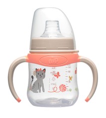 Бутылка поилка с широкой горловиной 150 мл + мягкий носик (Система 