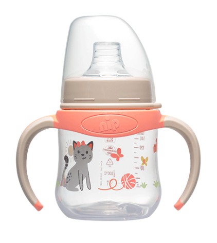 Бутылка поилка с широкой горловиной 150 мл + мягкий носик (Система 