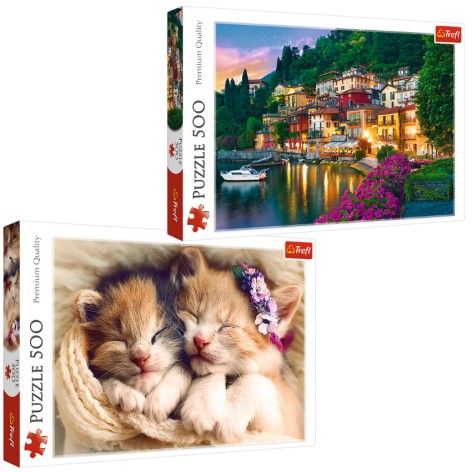 Пазлы - (500 + 500 Элм.) - 