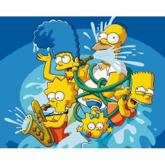 Картина по номерам без подрамника 