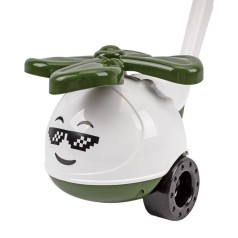 Детская игрушка-каталка Вертолет 9420TXK в сетке  Зеленый