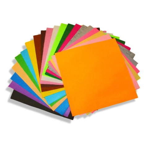 Фетрові листи для рукоділля FETR-1mm 3 мм 32x25 см, в асортименті
