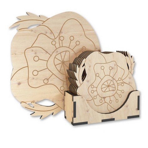 Дерев'яна підставка під гаряче 