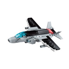 Конструктор Qman 1418Q-1-8 військовий транспорт 74-101 деталь  Бойовий літак Нічний яструб