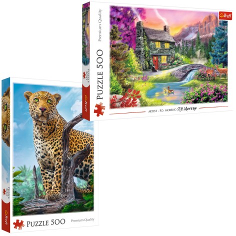 Пазлы - (500 + 500 Элм.) - 