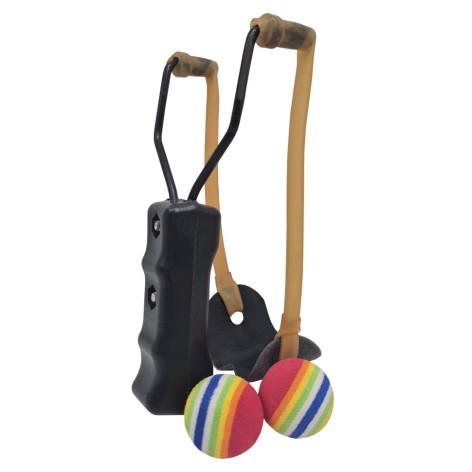 Дитяча іграшка Рогатка 1806B38 два м'ячики в комплекті