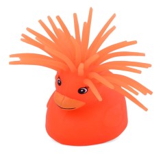 Дитяча іграшка Антистрес Качка MS 3719(Orange) світлові ефекти