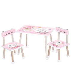 Детский Столик M 501-14 столешница 60 х 40 см, 2 стульчика