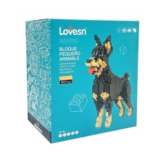 Піксельний конструктор "Доберман" DM3046 пластиковий, 957 деталей