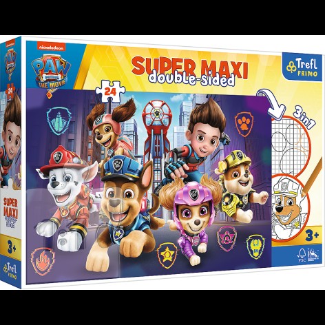 Пазли + розмальовка - (24 елм.SUPER МАХІ) - 