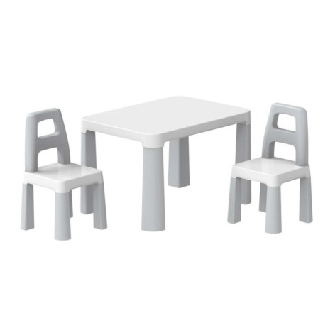 Детский стол с двумя стульями ТехноК 0150TXK светло-серый