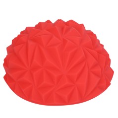 Півсфера масажна балансувальна Bambi MS 4959(Red) текстурна поверхня, 16,5х7 см