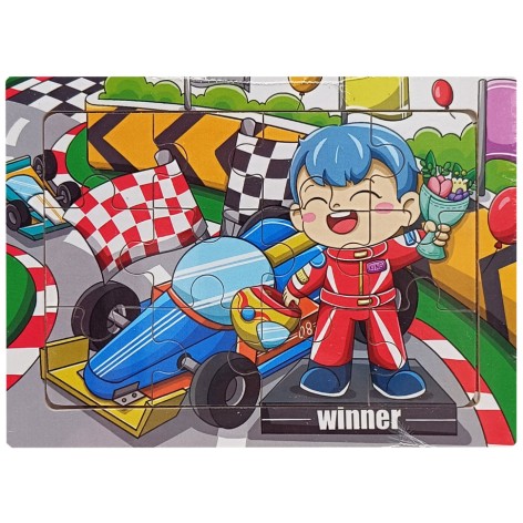 Детский деревянный пазл-вкладыш 