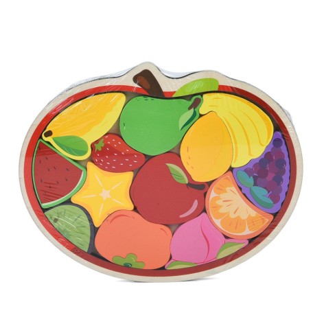 Дитячий дерев'яний пазл-вкладиш 