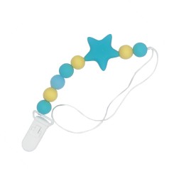 Цепочка для пустышки «Звезда» MGZ-0512(Green) силиконовая