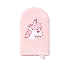 Рукавиця миюча бамбукова (Рожевий)