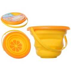 Дитяче іграшкове складане відерце "Фрукти" 6911N(Yellow) жовтий