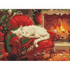 Алмазна мозаїка "Святковий затишок" ©art_selena_ua AMO8104, 30х40 см