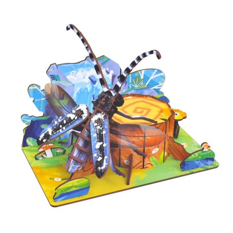 Дерев'яний пазл 3D 