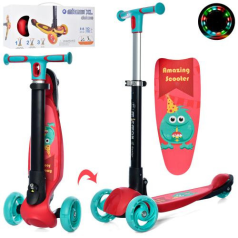 Самокат дитячий MAXI iTrike JR 3-060-35-R складний