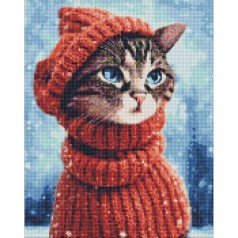 Алмазна мозаїка "Дивовижна киця" ©Neag Mircea Marius AMO7350, 40х50 см