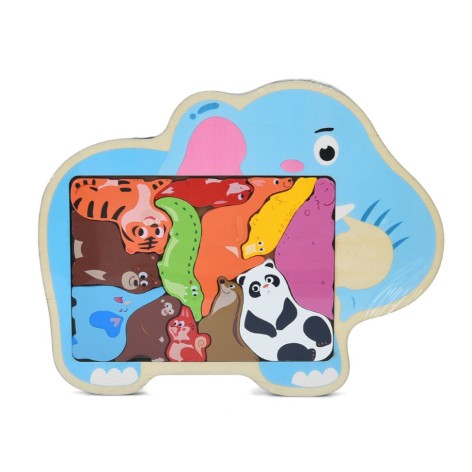 Дитячий дерев'яний пазл-вкладиш 