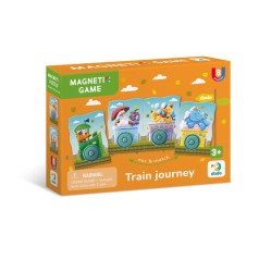 Дитяча магнітна гра "Подорож потягом" DoDo Toys 200254, 8 елементів