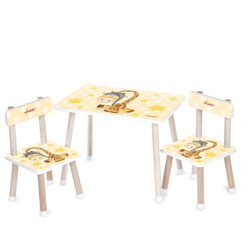 Детский Столик M 501-17 столешница 60 х 40 см, 2 стульчика