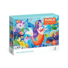 Пазл Dodo "Русалочка" — яркий и увлекательный детский пазл, который перенесет малыша в волшебный подводный мир! Складывая качественные картонные детали, ребенок развивает внимание, логику, терпение и мелкую моторику, а также тренирует память и наблюдатель