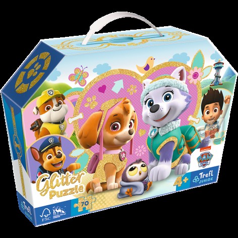 Пазли - (70 елм.) Глітерні - 