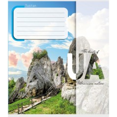Зошит учнівський "Природа України" 012-520149L-1 в лінію, 12 аркушів