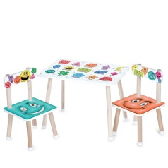 Детский Столик M 501-4 столешница 60 х 40 см, 2 стульчика