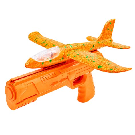 Ігровий набір Літак на запуску TD202375(Orange) 23 см, зі світлом
