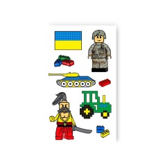 Набор временных татуировок «Герои конструктор» L-58