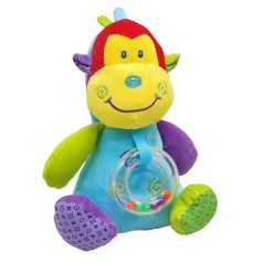 Брязкальце - м'яка іграшка Bambi C20560 з музичним механізмом  Мавпочка